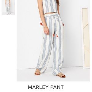 Tularosa Marley Pant in Chambray Stripes